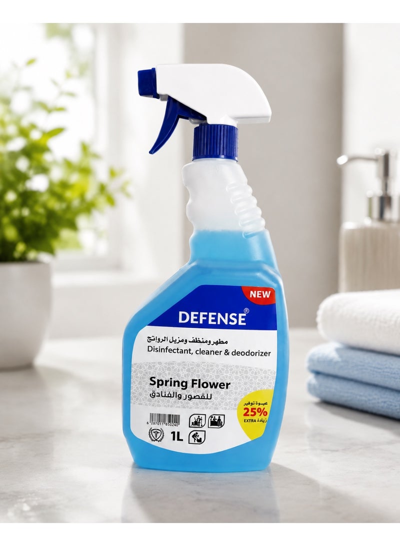 Defense Disinfectant and Deodorizer Cleaner 1L - Image 2