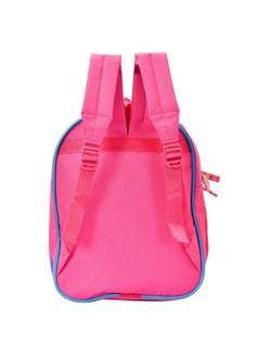 Kuber Industries Kuber Industries Polyester Waterproof Disney Minnie Mouse Dot Print Backpack|Sturdy School Bag For Kids,14 Inch (Pink)  - Image 4