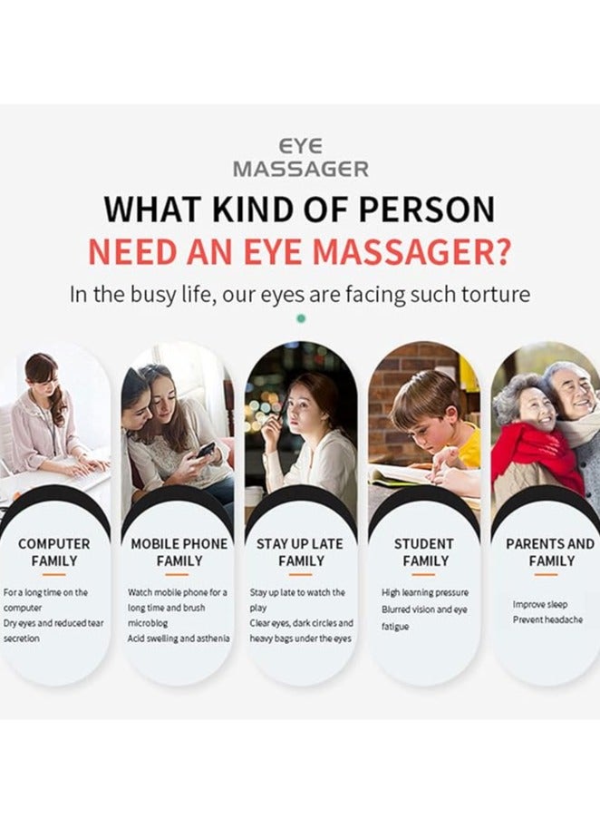 general Foldable heated eye massager for dry, warm sleep mask SPA Temperature Control Hot compress eye mask Meibomian gland cyst Eyestrain or MGD - Image 5