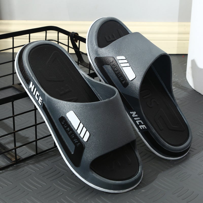 Men'S Slippers Non-Slip Non-Stinky Feet Outdoor Bathroom Home Trend Summer - Image 4
