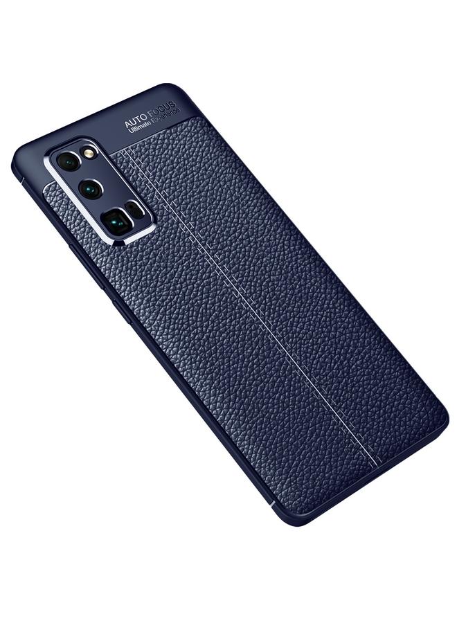 زبون جراب لهاتف Huawei Honor 30 Pro مصنوع من مادة TPU الليتشي المقاومة للصدمات - Image 1