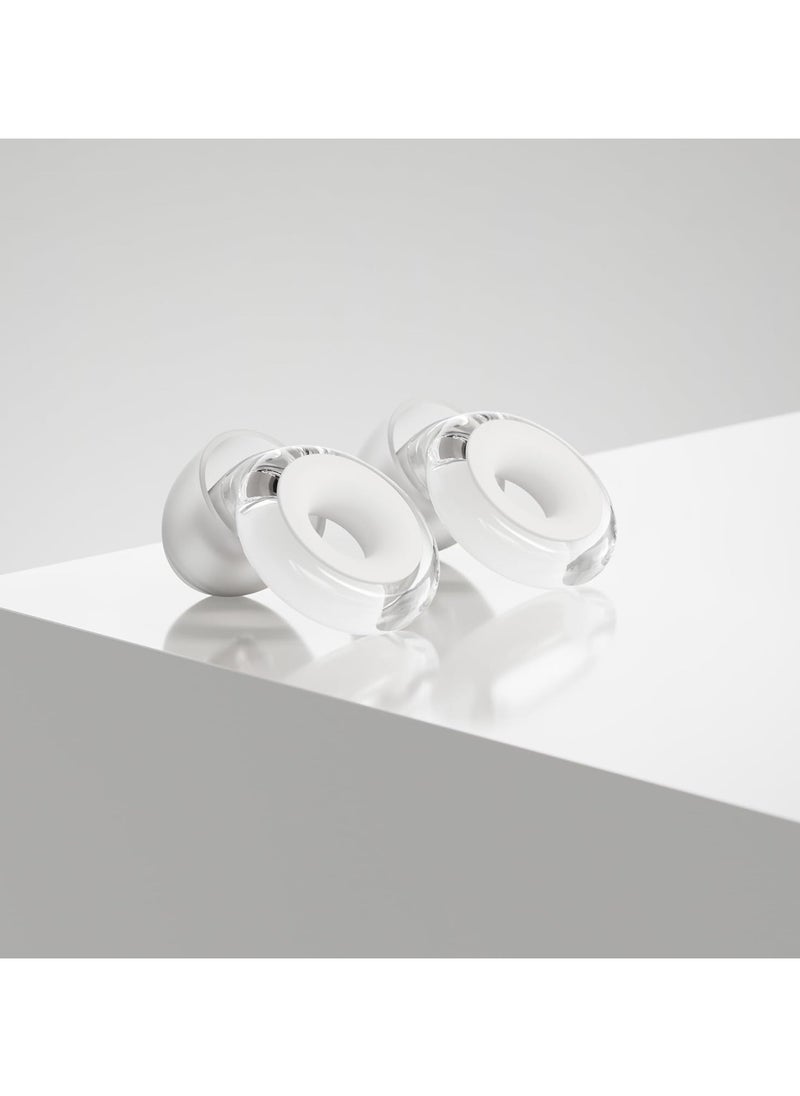 Loop Loop Engage Plus Earplugs – Low-level Noise Reduction with Clear Speech – for Conversation, Social Gatherings, Noise Sensitivity and Parenting – 8 Ear Tips + Extra Accessories – SNR 16 dB - Clear  - Image 3