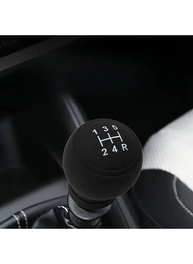 Universal Car Gear Shift Protective Cover Model 3 Round Manual 6 Speed Durable Material - Image 2