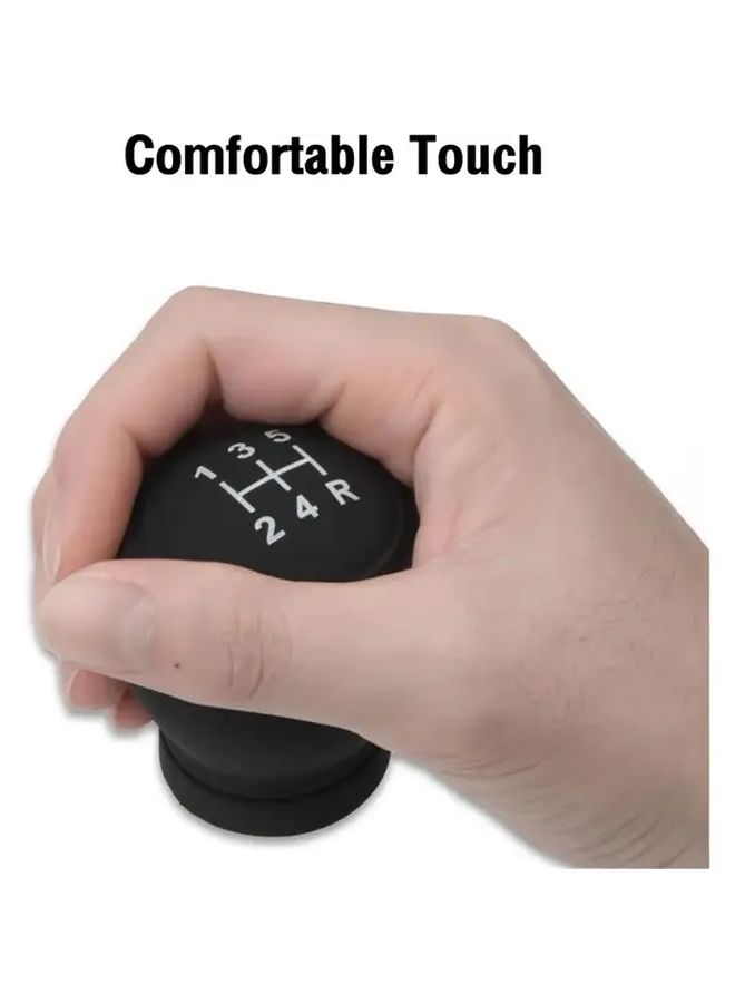 Universal Car Gear Shift Protective Cover Model 3 Round Manual 6 Speed Durable Material - Image 5