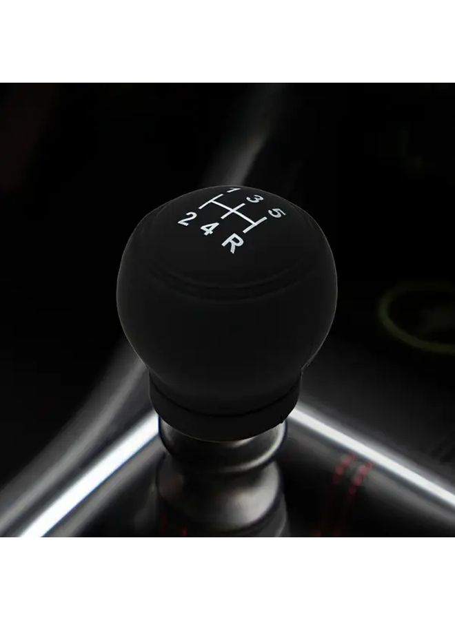 Universal Car Gear Shift Protective Cover Model 3 Round Manual 6 Speed Durable Material - Image 3