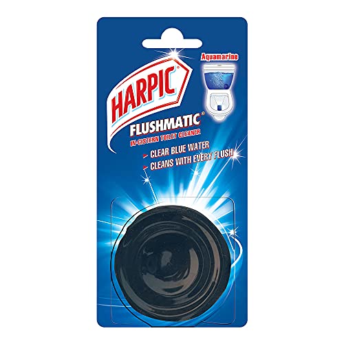 Harpic Flushmatic In-Cistern Toilet Cleaner Blocks, Marine - 50 g | Lasts Upto 240 Flushes - Image 2