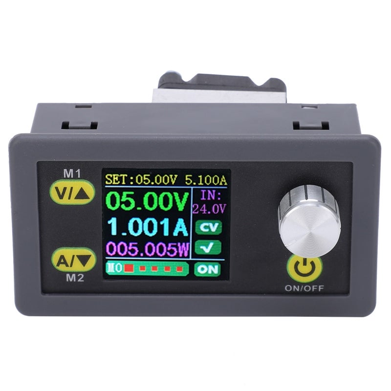 SANYO Buck Boost Converter: 5A 80W 6-36V Input 0.6-36V Output - Accurate LCD Display Multi-Parameter Monitoring Reverse Connection Protection Anti-Backflow Function for Battery Charging Electronic Projects - Image 1