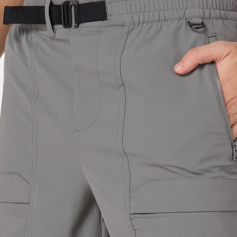 Sun And Sand Sports Grey Men's Woven Utility Shorts for Men | Best Price UAE