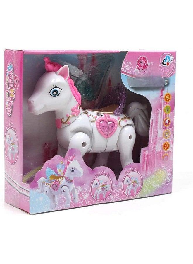 Bluebell WonderPlay Elves Horse Animal World, Battery Operated Walking Horse with Light and Sound Ideal for Playing Kids and Children's (Multi Color) - Image 5