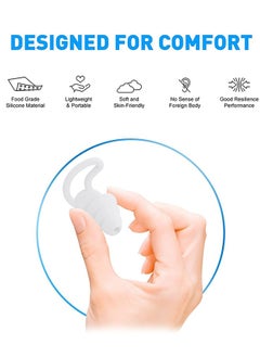 Sweet Life Reusable Ear Plugs for Sleeping Safe Sound Blocking Ear Plugs Noise Cancelling Silicone Earplugs for Sleeping (Reduce 40db) High Fidelity Earplugs for Musicians Hearing Protection Travel Ear Plugs  - Image 3