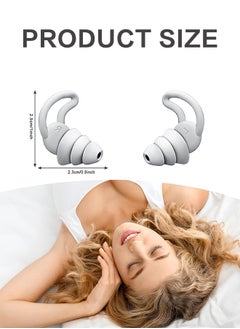 Sweet Life Reusable Ear Plugs for Sleeping Safe Sound Blocking Ear Plugs Noise Cancelling Silicone Earplugs for Sleeping (Reduce 40db) High Fidelity Earplugs for Musicians Hearing Protection Travel Ear Plugs  - Image 2