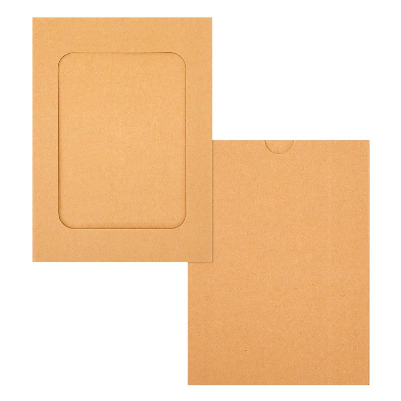 Anwyll Paper Picture Frames 4""x6"" 30 Pcs Paper Photo Frames Cardboard Picture Frames with Wooden Clips and Strings DIY Clip Photo Holders Photo Hanging Display Kit Wall Decor for Home Party Office - Image 4