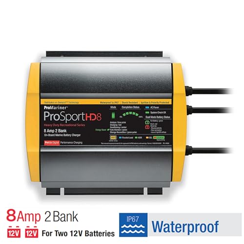 ProMariner 44008 ProSport HD Waterproof Marine Battery Charger, 8 Amp, 2 Bank - Image 5