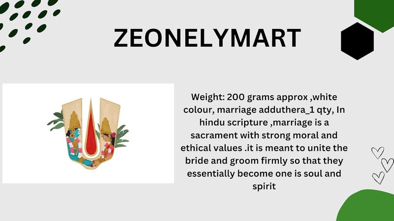 zeonely mart Govinda Namam antrapata for wedding| Adduthera for Marrige| Terachala for Weddings Hindu Weddings Cloth held in Front of Groom Bride (145), (64L X40w) inch - Image 3
