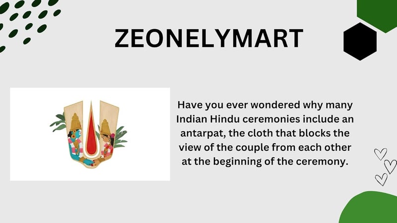 zeonely mart Govinda Namam antrapata for wedding| Adduthera for Marrige| Terachala for Weddings Hindu Weddings Cloth held in Front of Groom Bride (145), (64L X40w) inch - Image 5