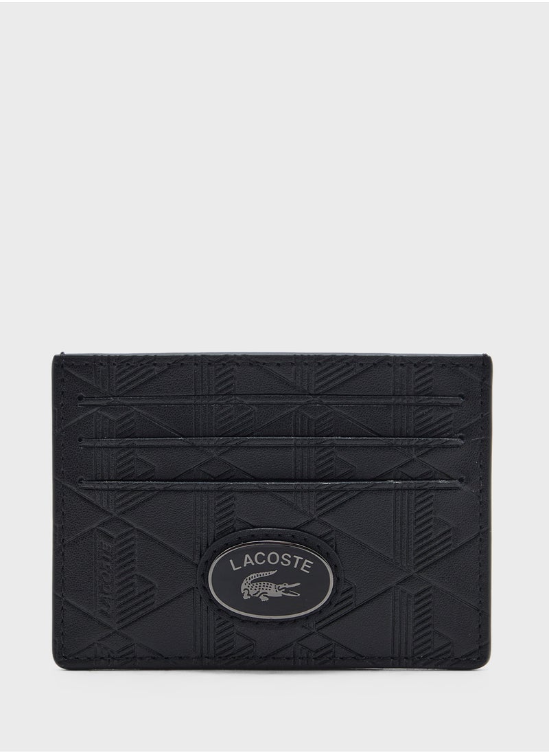 LACOSTE Monogram Multi Slot Card Holder  - Image 1