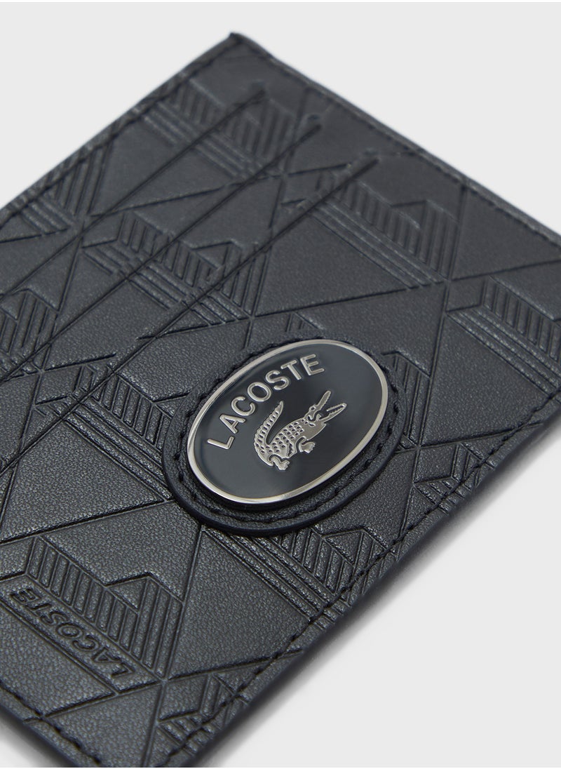 LACOSTE Monogram Multi Slot Card Holder  - Image 4