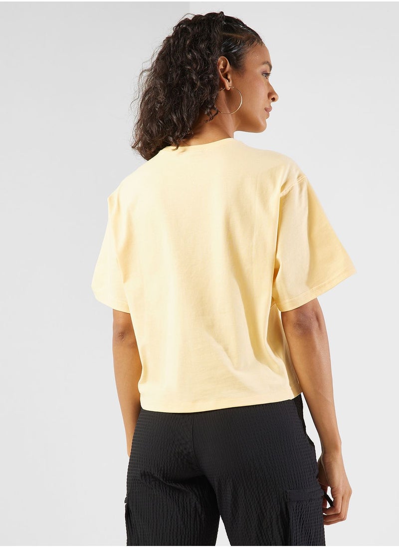 Columbia - Painted Peak Knit Cropped T-Shirt - Image 1
