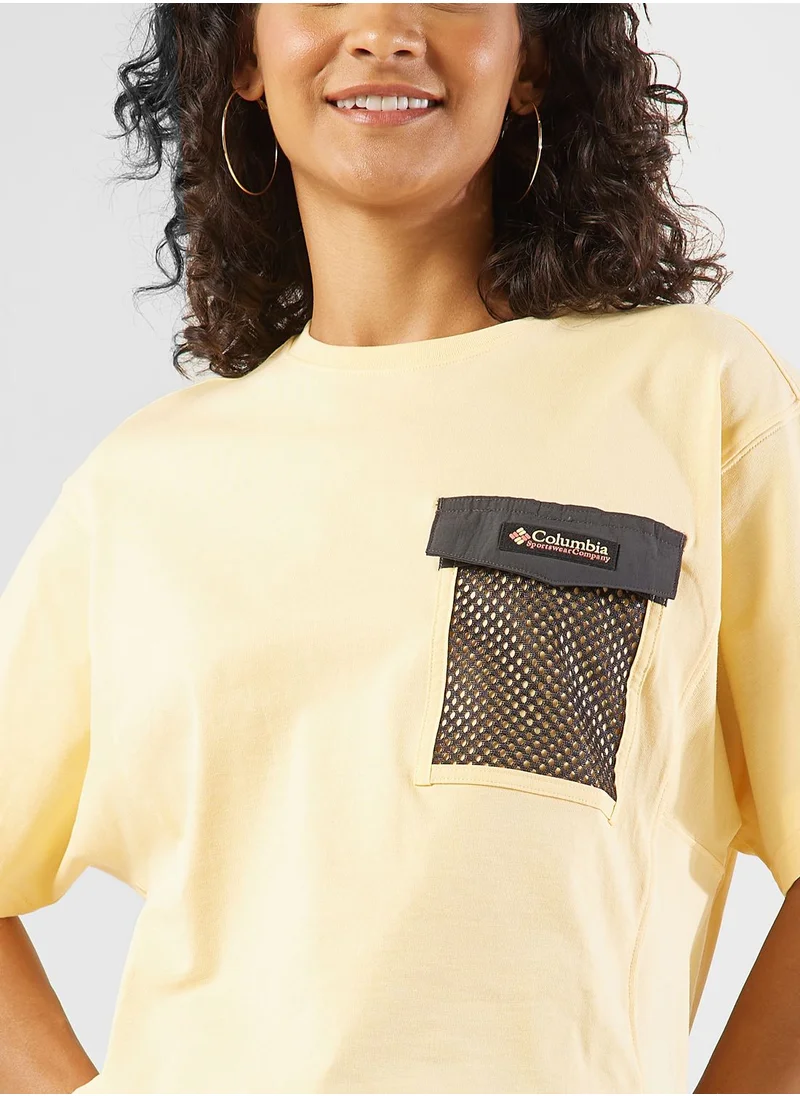 Columbia Painted Peak Knit Cropped T-Shirt