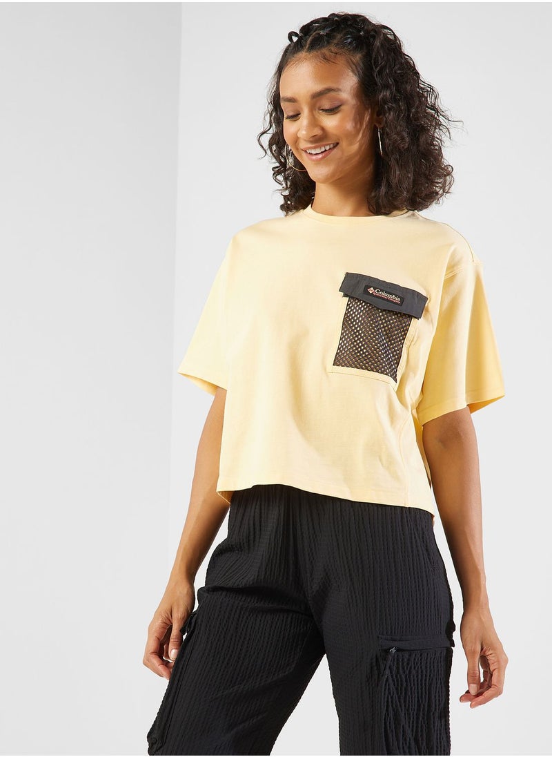 Columbia - Painted Peak Knit Cropped T-Shirt - Image 1