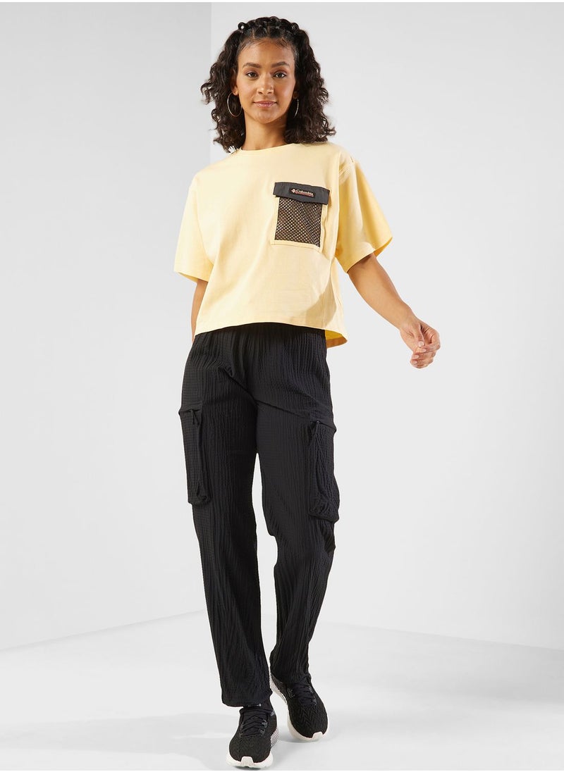 Columbia - Painted Peak Knit Cropped T-Shirt - Image 1