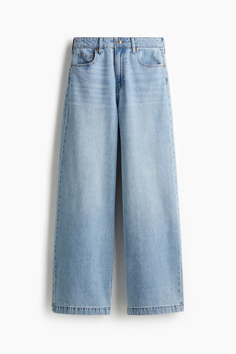 H&M Wide High Jeans