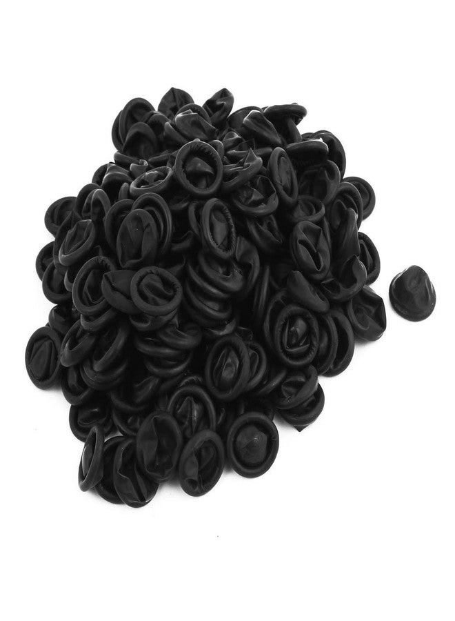 Sanbo ESD Finger Cots, Disposable Finger Protectors, Latex Anti-Static Finger Tip Rubber Protect Keeping Dressing Dry and Clean(Approx 1000pcs, Black - Image 1