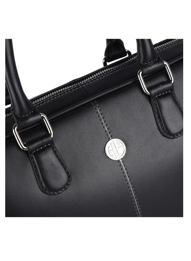 HAMMONDS FLYCATCHER Leather Laptop Bag for Men - Office Bag - Fits Up to 14/15.6/16 Inch Laptop - Laptop Messenger Bags/Leather Bag for Men with Adjustable Shoulder Strap | QDDS