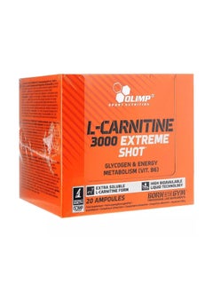 L-Carnitine 3000 Extreme Shot 20 x 25ml Cherry