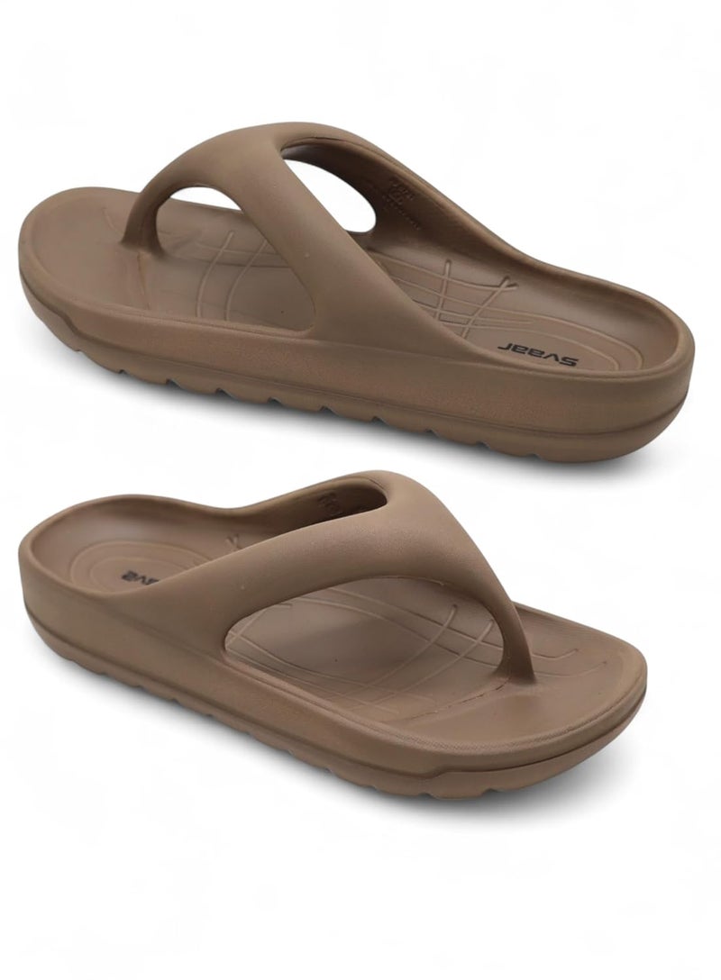 SVAAR صنادل سفاار الناعمة من EVA للرجال | شباشب أنيقة مضادة للانزلاق مع دعم للقوس ونعل مرن | خفيفة الوزن للراحة الداخلية والخارجية - Image 1