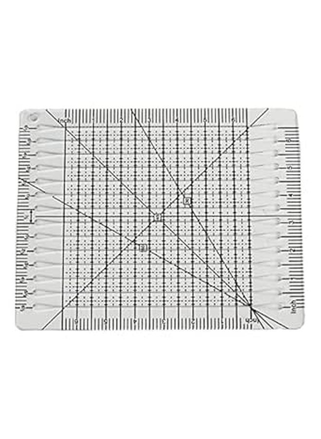 Clear Acrylic Square Quilting Ruler For Fabric Paper Cutting And Sewing Craft Templates - Image 1