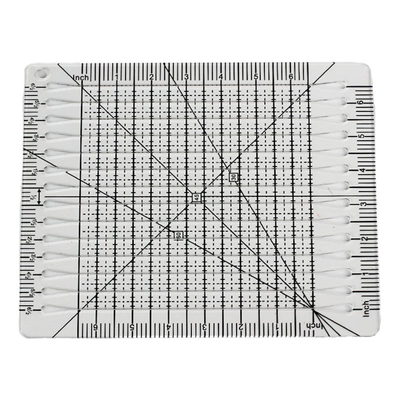 Clear Acrylic Square Quilting Ruler For Fabric Paper Cutting And Sewing Craft Templates - Image 2
