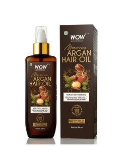 WOW Skin Science Moroccan Argan Hair Oil 200 Ml  - Image 1