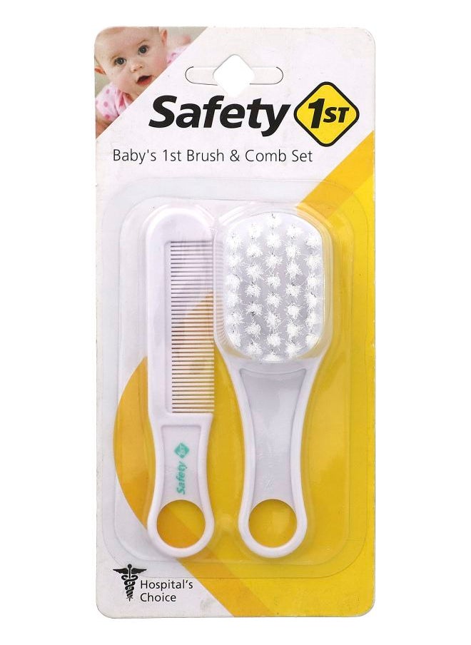 Safety 1st Baby's 1st Brush & Comb Set 2 Pieces 
