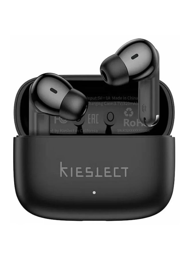 Kieslect Adjustable In-Ear Earbuds with 4 Mics, Up to 23 Hours - Jet Black - Image 4