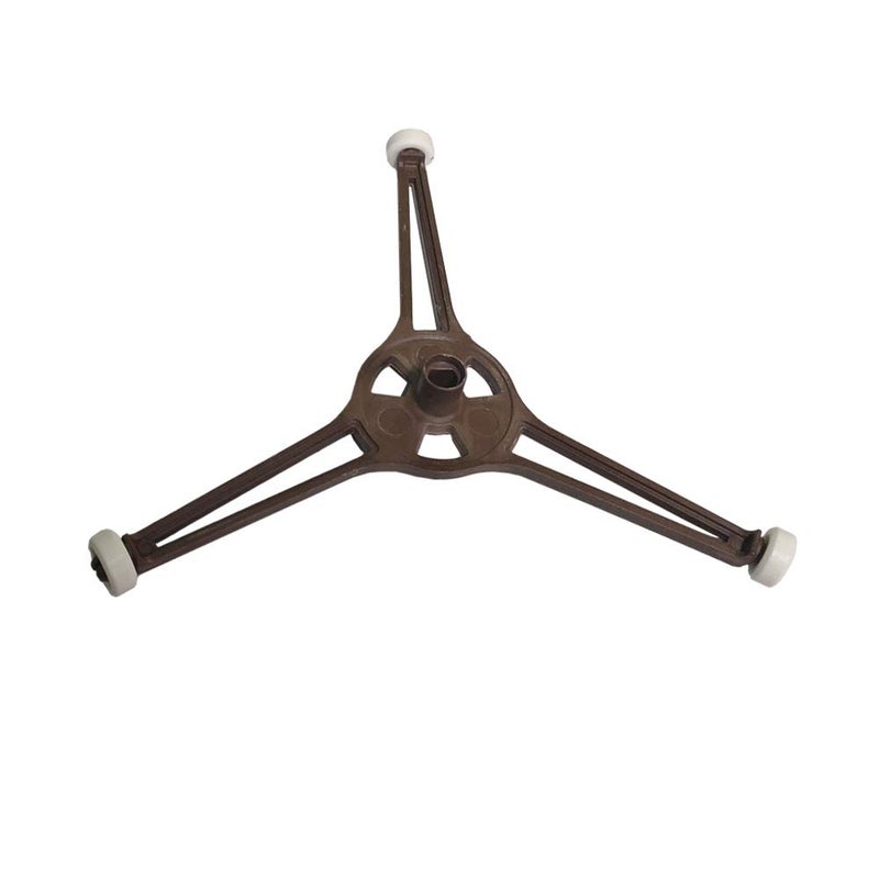 CaoXiong 9.6" Microwave Turntable Holder Roller Rotating Ring Tripod Arm Glass Play Tray Roller Guide Stand Holder Microwave Oven Glass Flat Turntable Plate Holder  - Image 1