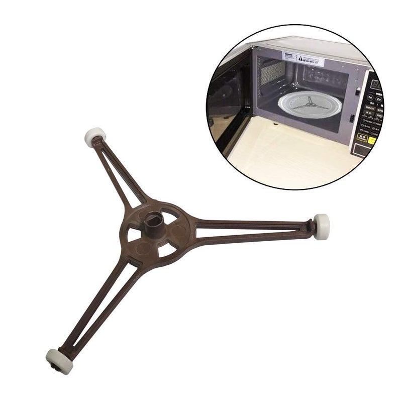 CaoXiong 9.6" Microwave Turntable Holder Roller Rotating Ring Tripod Arm Glass Play Tray Roller Guide Stand Holder Microwave Oven Glass Flat Turntable Plate Holder  - Image 4