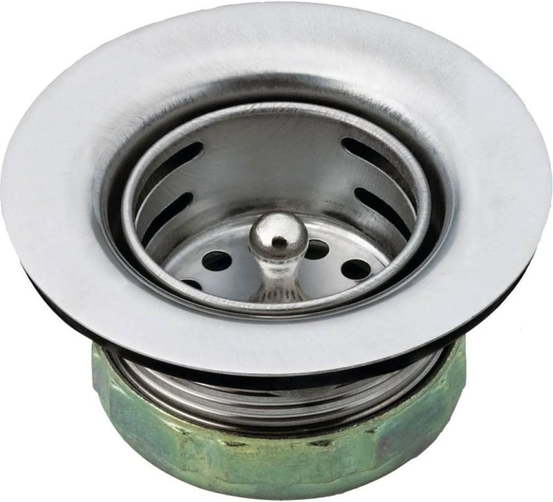 Moen 22174 Sink Basket Strainer with Drain Assembly 2 Stainless Steel - Image 2