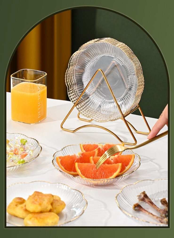 مجموعة من 8 قطع أطباق متعددة الأغراض للفواكه المجففة والمكسرات والفواكه والأطعمة وكأطباق للعظام وأطباق الحلوى - Image 2