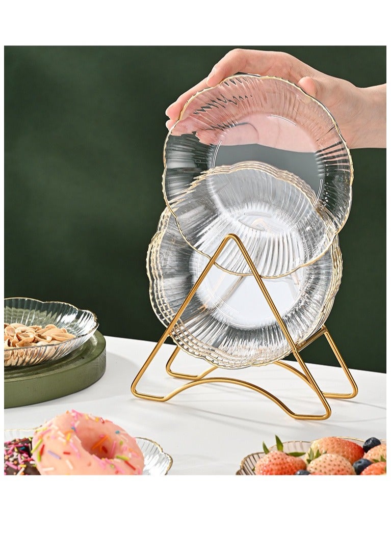 مجموعة من 8 قطع أطباق متعددة الأغراض للفواكه المجففة والمكسرات والفواكه والأطعمة وكأطباق للعظام وأطباق الحلوى - Image 1