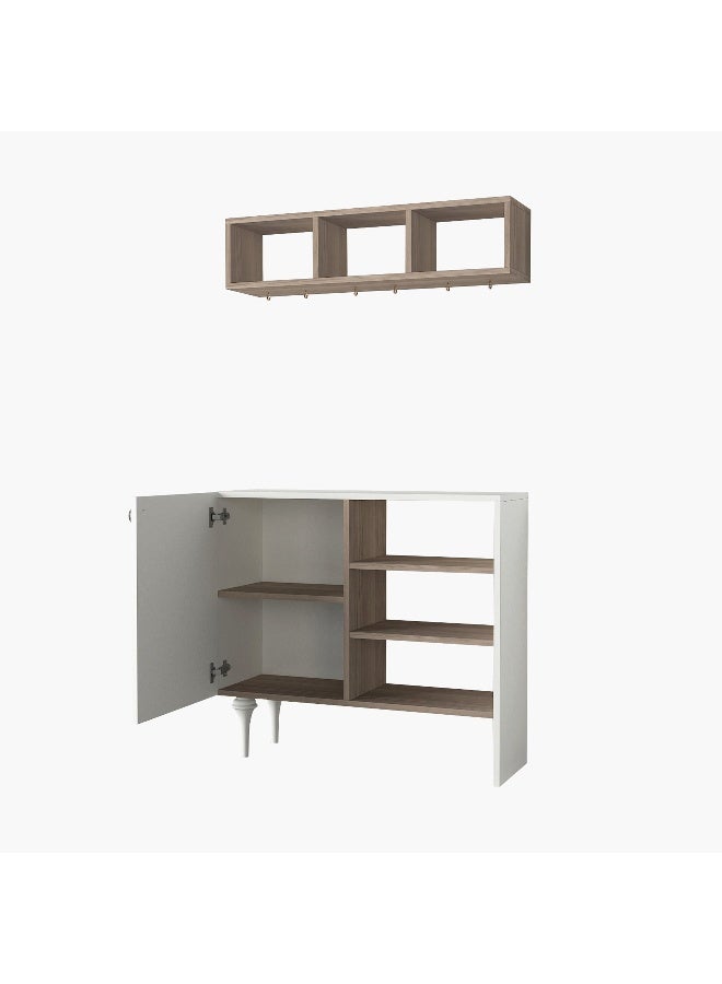 Home Box Modulix Imperio Coffee Cabinet with Shelves - Image 5