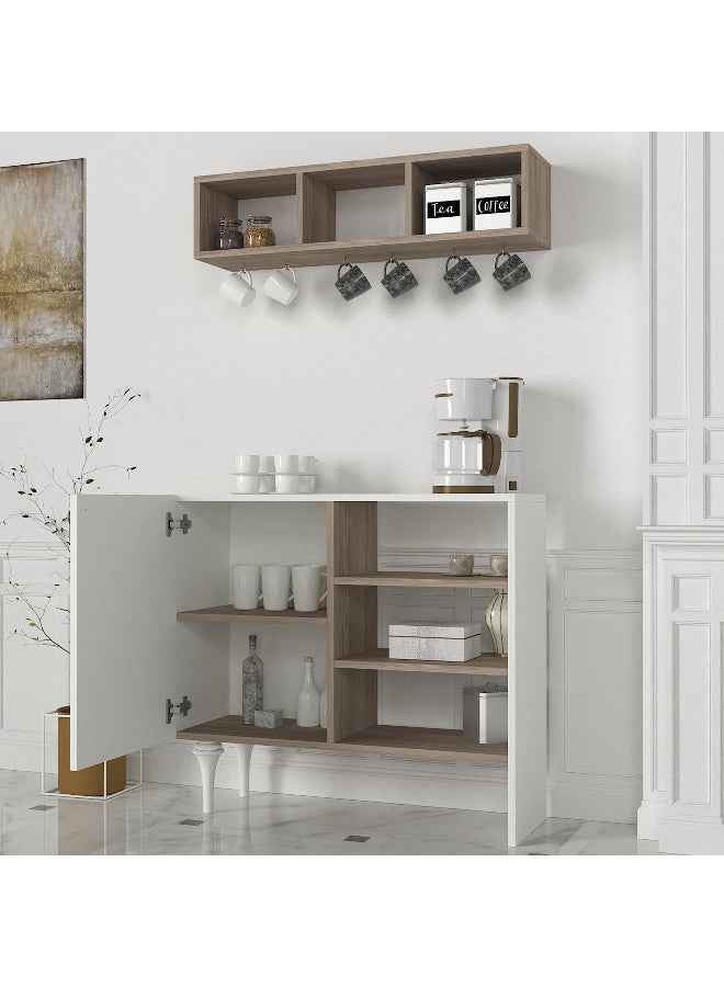 Home Box Modulix Imperio Coffee Cabinet with Shelves - Image 3