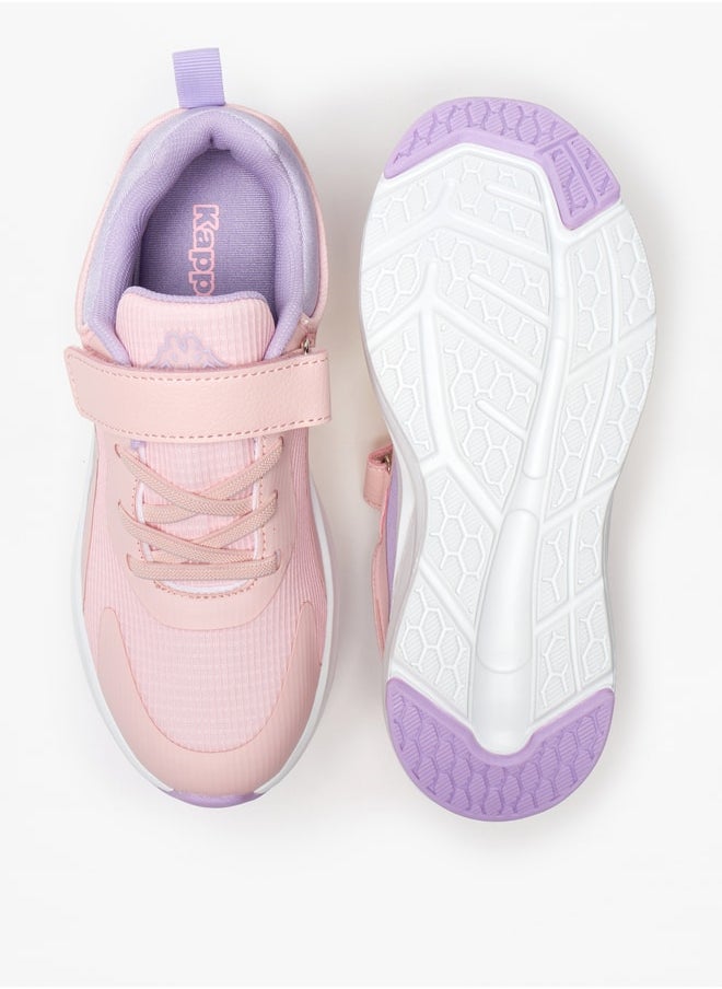 Kappa - Girls' Textured Sports Shoes with Hook and Loop Closure - Image 1