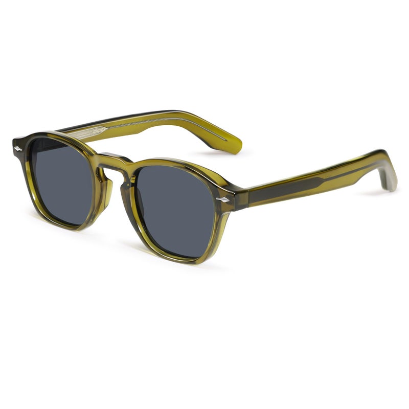 VANLINKER Retro Small Square Sunglasses for Men Women Thin Cube Shades Vintage Slim Frames Intellectual Style VL9774 - Image 1