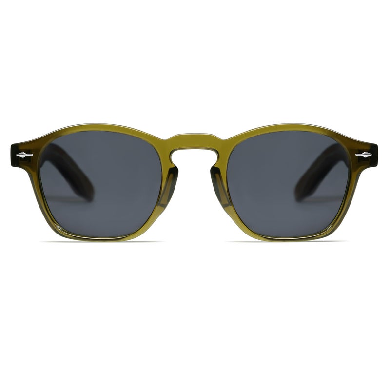 VANLINKER Retro Small Square Sunglasses for Men Women Thin Cube Shades Vintage Slim Frames Intellectual Style VL9774 - Image 3