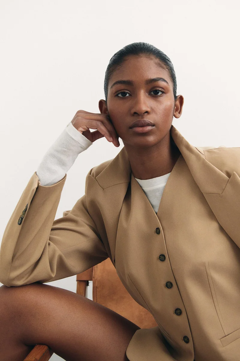 H&M Viscose-blend suit waistcoat