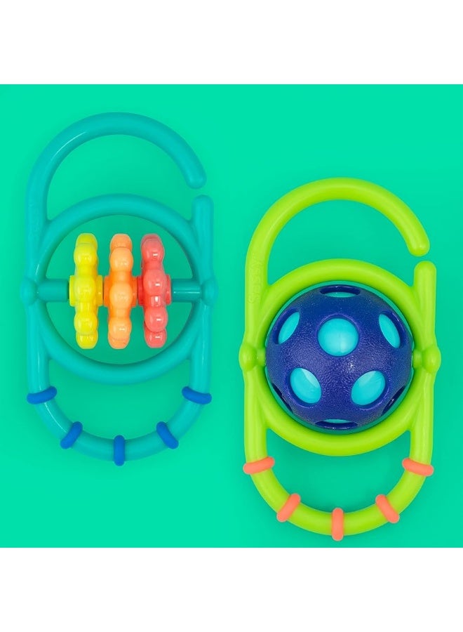 Sassy Linky Links Rattle Set Use Apart or Link Together 2 Pack for Ages 3 Months - Image 3