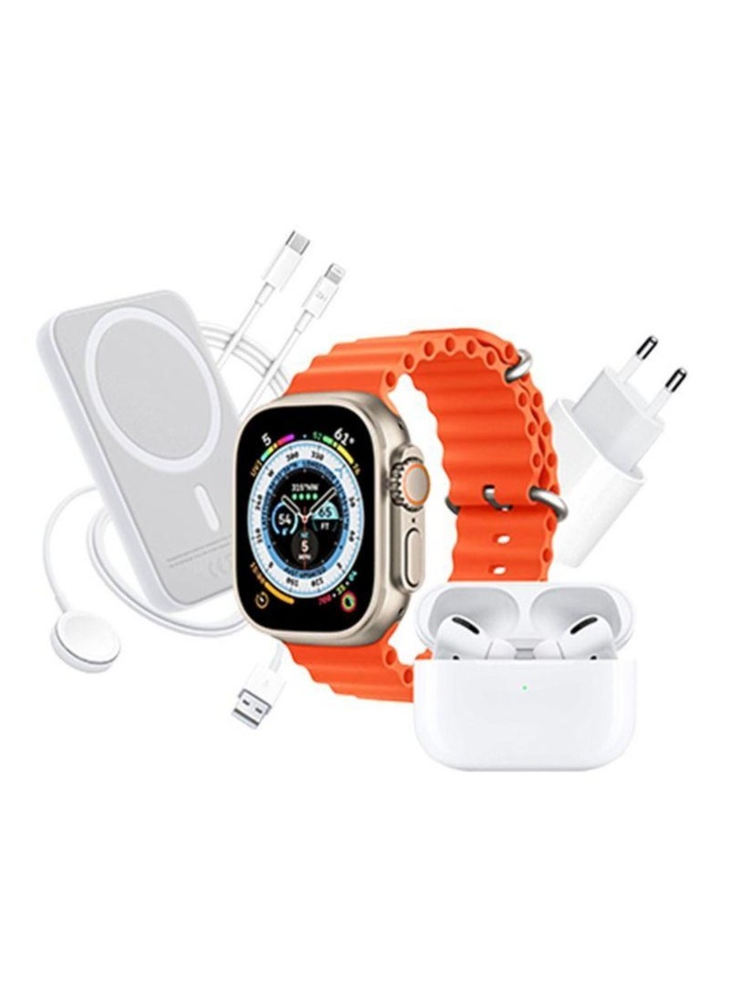 ELTRAZONE X8 8-in-1 Mobile Phone Accessories and Smartwatch Set – All-in-One Bundle for Ultimate Convenience and Style - Image 4