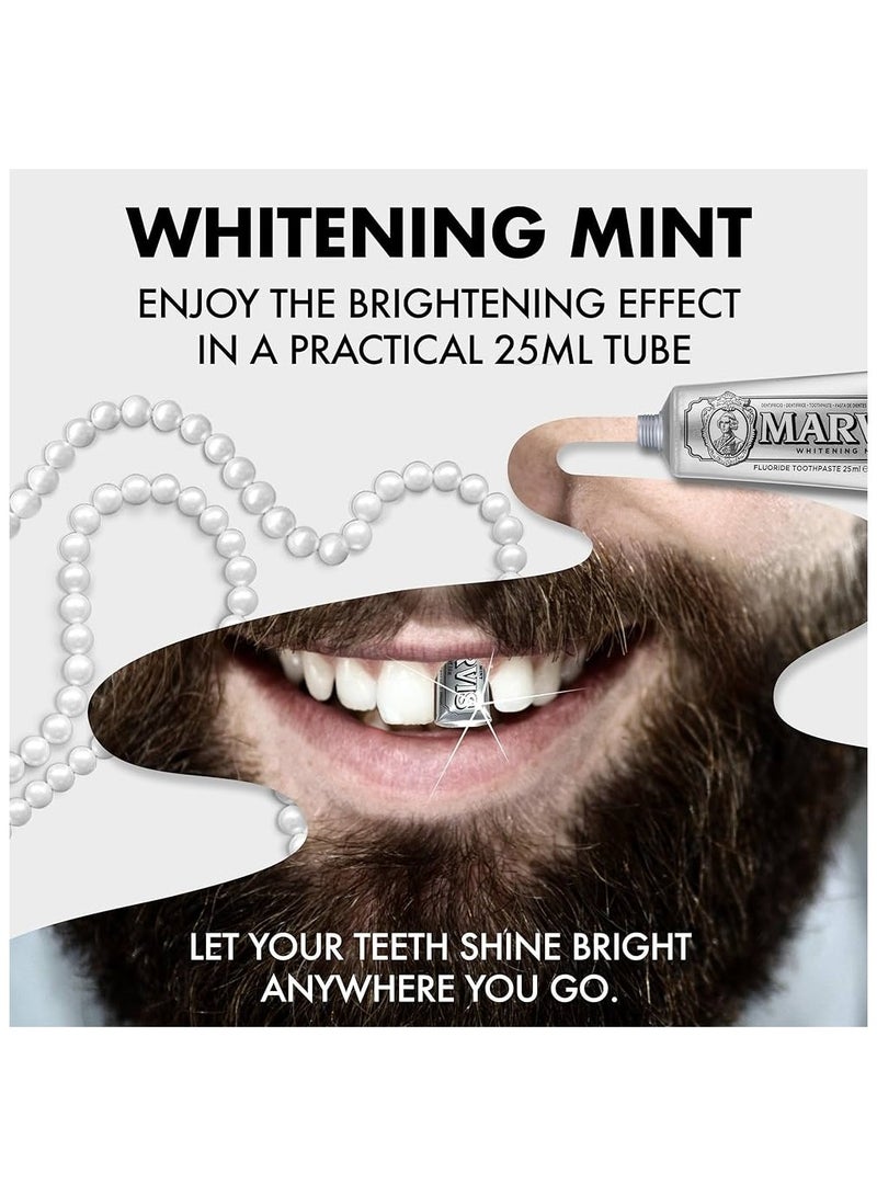 Marvis Whitening Mint Toothpaste - 25ml - Image 3