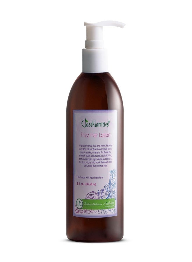 Just Nutritive Frizz Hair Lotion | Flyaway Taming Treatment | Anti-Frizz Natural Hair Lotion for Men and Woman | Styling and Softening Lotion 8 Fl Oz - Image 1